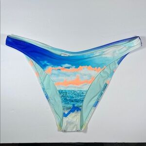 Aerie‎ Blue and Pink Bikini Swimwear